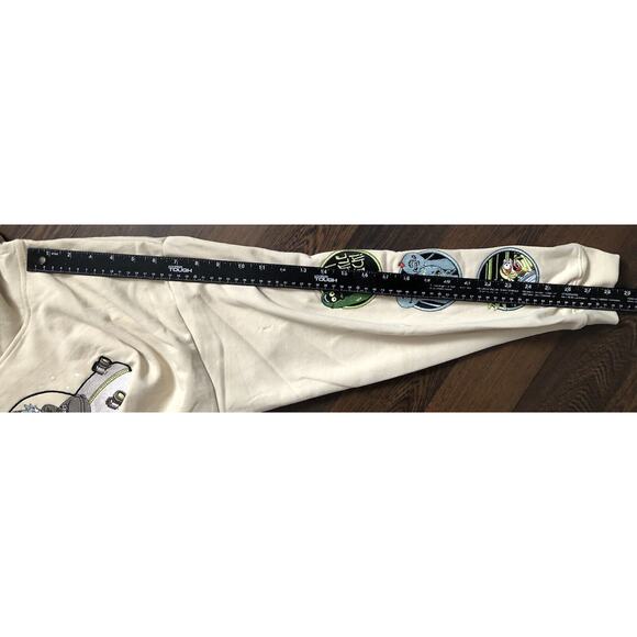 Rick And Mortuary Tan Embroidered Hood Men’s Sz Medium Nowt - Picture 16 of 16